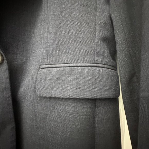 Banana Republic Navy Suit Jacket Blazer Size 12 - Picture 7 of 13